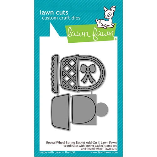 Lawn Fawn Reveal Wheel Spring Basket Add-On Lawn Cuts Die