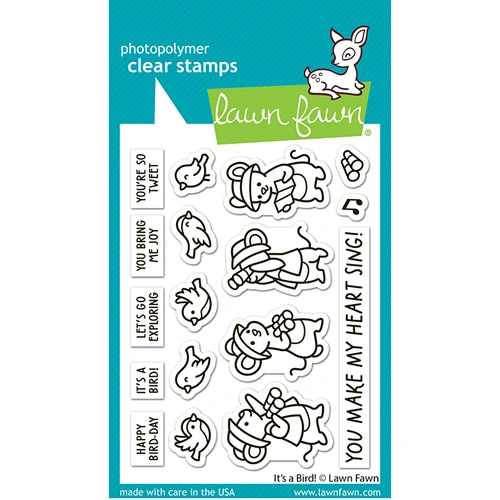 Lawn Fawn It's A Bird! Stamp