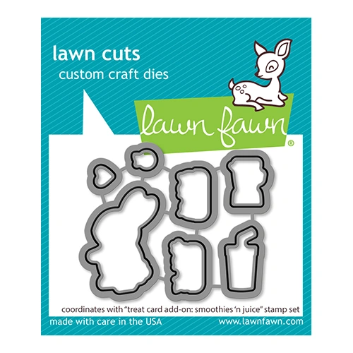 Lawn Fawn Treat Cart Add-On- Smoothies 'N Juice Lawn Cuts Die