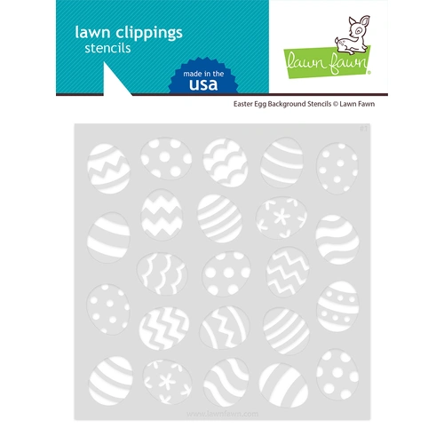 Lawn Fawn Easter Egg Background Stencils