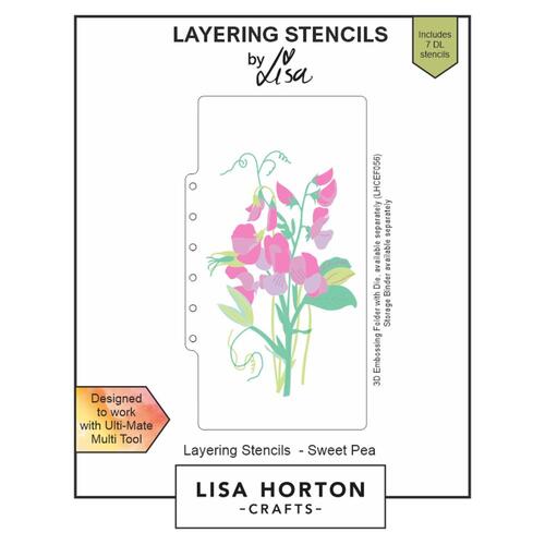 Lisa Horton Layering Stencils : Sweet Pea