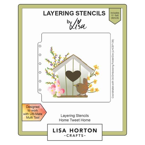 Lisa Horton Layering Stencils : Home Tweet Home