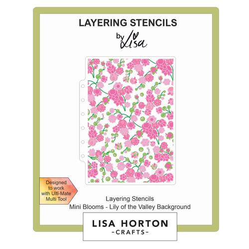 Lisa Horton Layering Stencils : Lily of the Valley Background