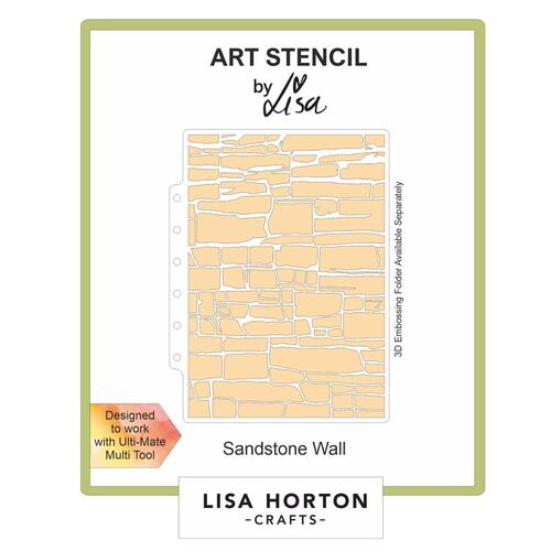 Lisa Horton Layering Stencils : Sandstone Wall