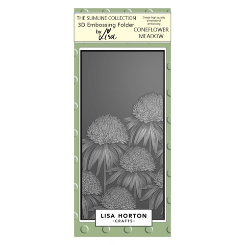 Lisa Horton Embossing Folder - Coneflower Meadow