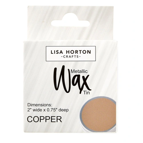 Lisa Horton Crafts Water Based Metallic Wax Tin - Copper #876