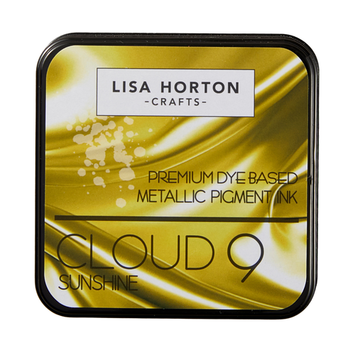 Lisa Horton Crafts Cloud 9 Metallic Ink Pad - Sunshine