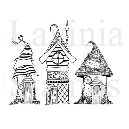 Lavinia Zen Houses Stamp