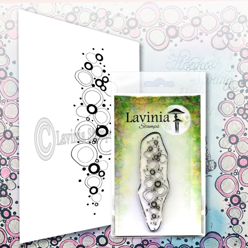 Lavinia Pink Orbs Stamp