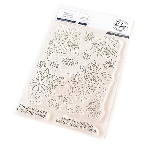 PinkFresh Studio Cheerful Blossoms Stamp