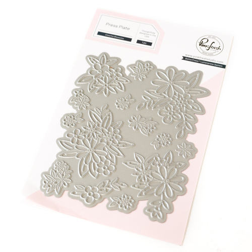 PinkFresh Studio Cheerful Blossoms Press Plate