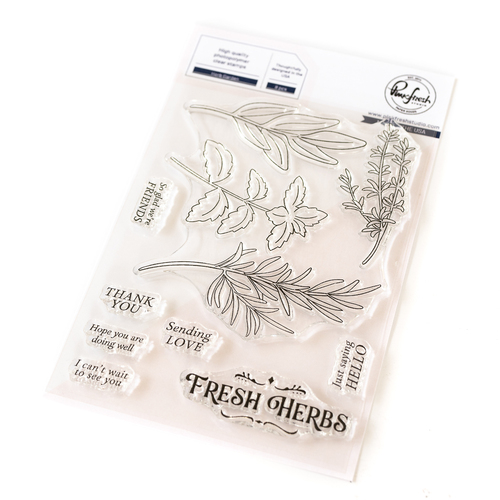 PinkFresh Studio Herb Garden Stamp