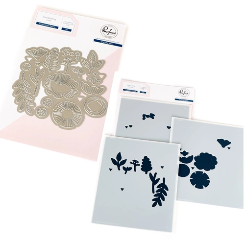 PinkFresh Studio Embroidered Blooms Bundle