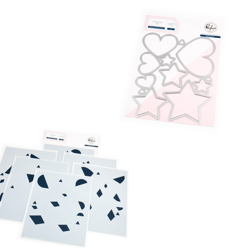 PinkFresh Studio Radiating Hearts & Stars Bundle