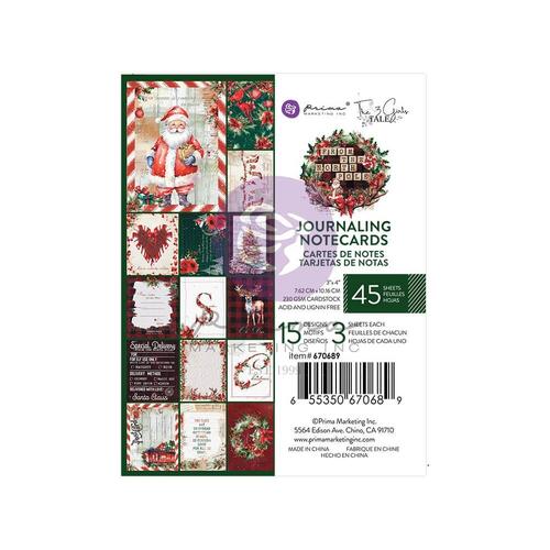 Prima From the North Pole : 3x4" Journaling Cards