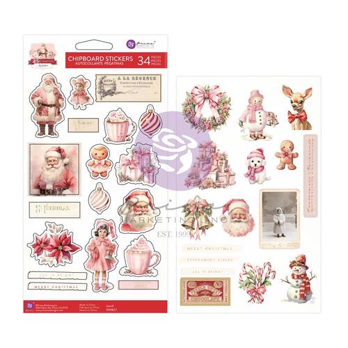 Prima 25 & Peppermint : Chipboard Stickers