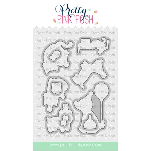 Pretty Pink Posh Birthday Dogs & Cats Coordinating Die Set