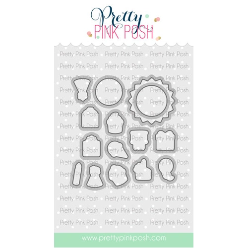 Pretty Pink Posh Birthday Icons Coordinating Die Set