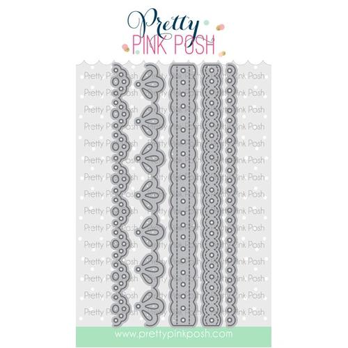 Pretty Pink Posh Doily Borders Die