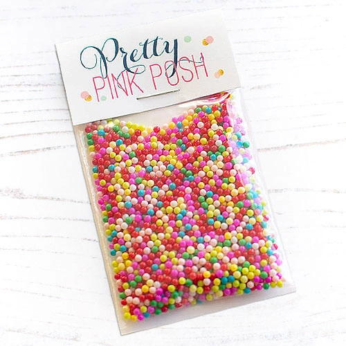 Pretty Pink Posh Party Time Shaker Beads