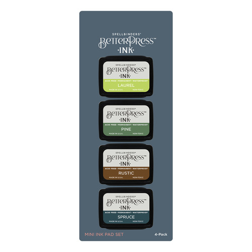 Spellbinders Woodlands BetterPress Ink Mini Set - 4 Pack