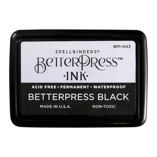 Spellinders Full Size BetterPress Black Ink Pad