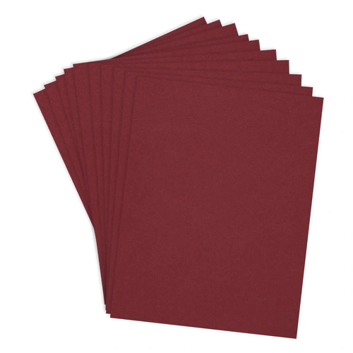 Spellbinders ColorWheel Cardstock 8.5x11" - Cranberry (10 Sheets)