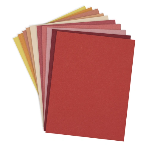 Spellbinders ColorWheel Cardstock 8.5x11" - Warm Assortment (20 Sheets)