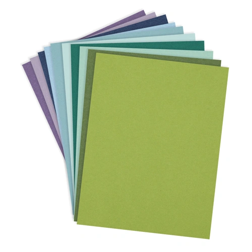 Spellbinders ColorWheel Cardstock 8.5x11" - Cool Assortment (20 Sheets)