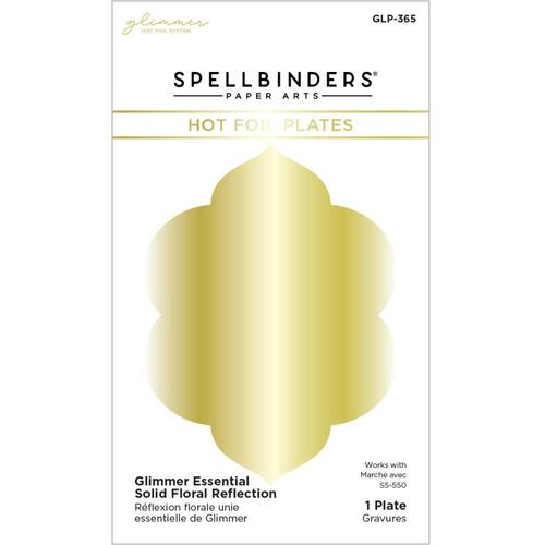 Spellbinders Solid Floral Reflection Glimmer Hot Foil Plate