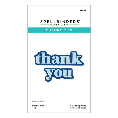 Spellbinders Thank You Etched Dies from the Out and About Collection