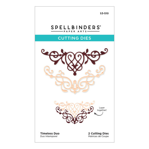Spellbinders Timeless Duo Etched Dies from the Timeless Collection