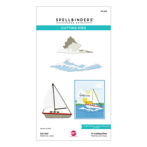 Spellbinders Set Sail Etched Dies from the Fair Winds Collection by Dawn Woleslagle