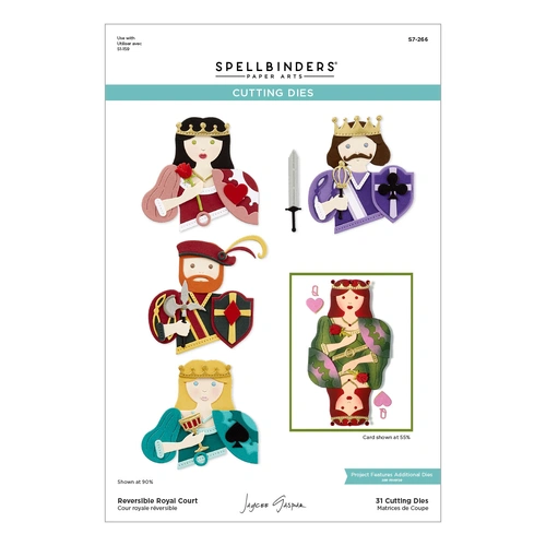 Spellbinders Reversible Royal Court Etched Dies from the Jack of All Trades Collection by Jaycee Gaspar