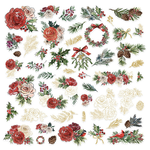 Spellbinders Handmade Holidays Floral Die Cuts from the Handmade Holidays Collection