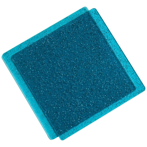 Sizzix Accessory Cutting Pads : 6x6" Teal with Glitter by Stacy Park (1 Pair) Limited Edition