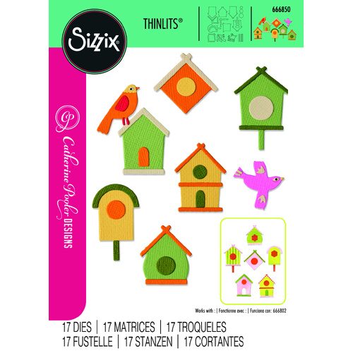 Sizzix Thinlits Die Set 17PK Good Place to Land #2 by Catherine Pooler