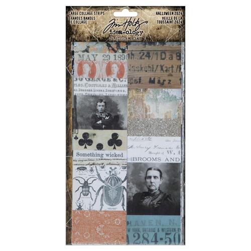 Tim Holtz Halloween 2024 Large Collage Strips