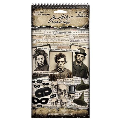 Tim Holtz Halloween 2024 Sticker Book