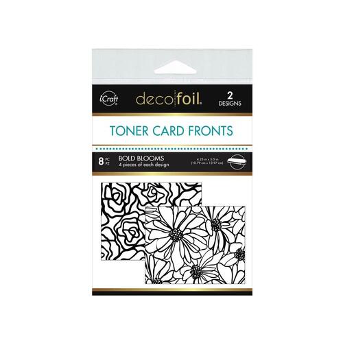 iCraft DecoFoil Toner Card Fronts : Bold Blooms