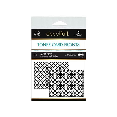 iCraft DecoFoil Toner Card Fronts : Mod Dots