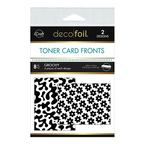 iCraft DecoFoil Toner Card Fronts : Groovy