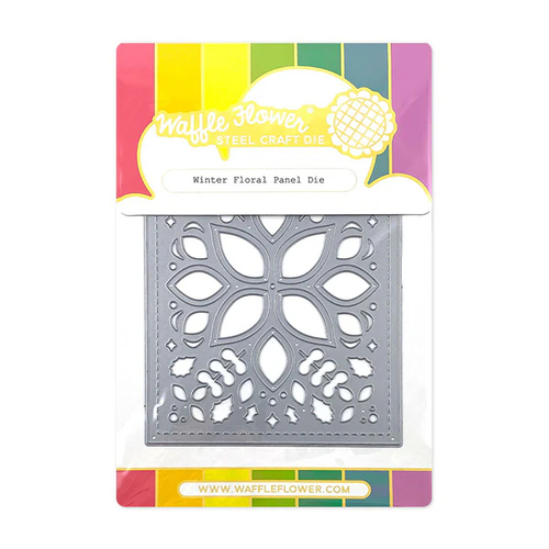 Waffle Flower Winter Floral Panel Die