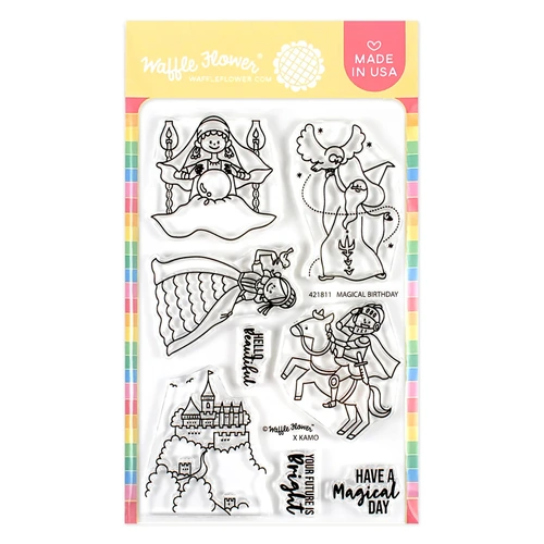 Waffle Flower Magical Birthday Stamp Set