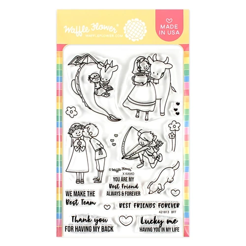 Waffle Flower BFF Stamp Set