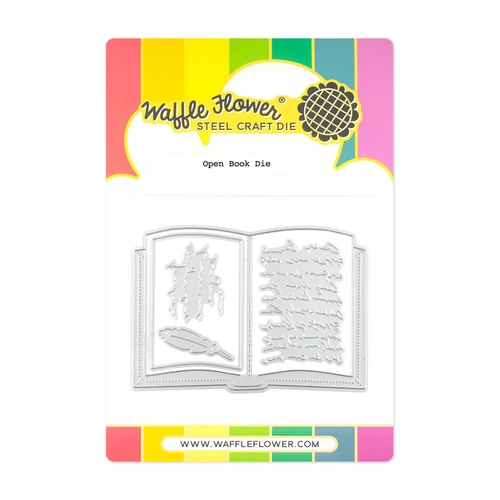 Waffle Flower Open Book Die