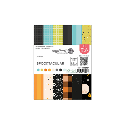 Waffle Flower Spooktacular Paper Pad